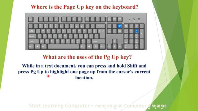 Typing & Keyboard - How To Use Page Up and Page Down On Keyboard - @startlearningcomputer смотреть онлайн