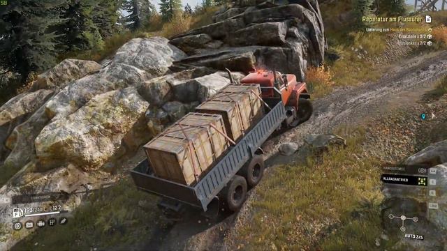 SnowRunner #13 - Reparatur am Flussufer - Gameplay Deutsch 1080p смотреть онлайн