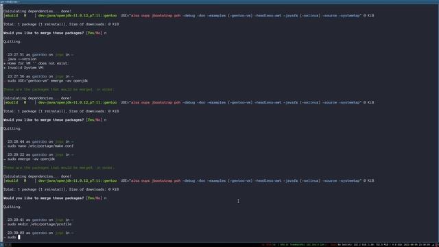 Como instalar OpenJDK (Java) en #Gentoo смотреть онлайн