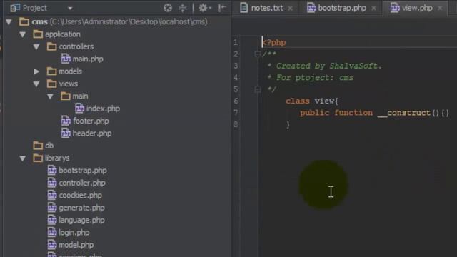 PHP CMS LESSON 1 - MVC STRUCTURE смотреть онлайн