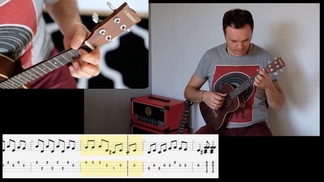 La Casa de Papel | My Life Is Going On - ukulele tutorial with TAB смотреть онлайн