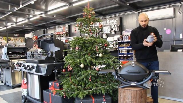 Обзор портативного газового гриля Weber Q-1200 смотреть онлайн