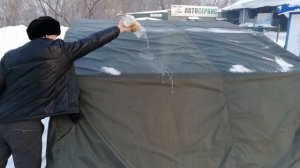 Каркасный-разборный гараж