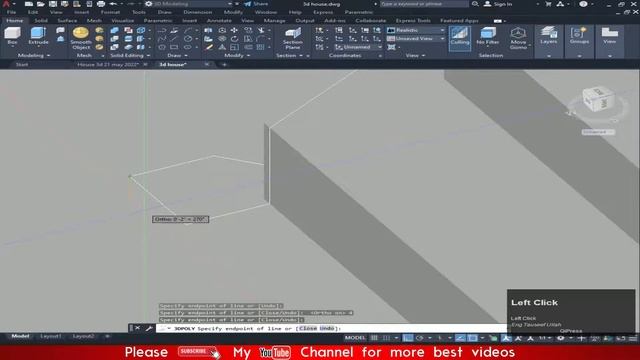 2D Plan convert to 3d | 3d House making | Part 02 |AutoCAD 2022 Course | Engineer Tauseef Ullah смотреть онлайн
