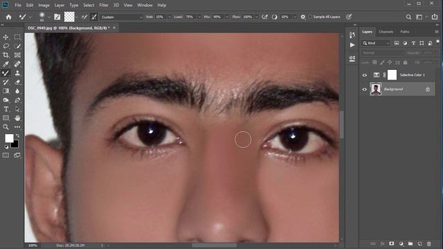 Mixer Brush Tool Setting for High-End Skin Retouching in Photoshop Urdu/Hindi смотреть онлайн