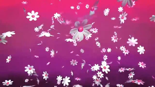 Цветочный фон для видеомонтажа HD Video Background смотреть онлайн