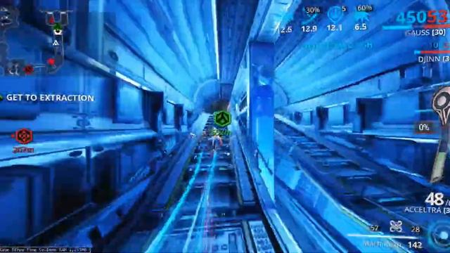 Warframe - Sortie/Incursion Assassination Jackal - Solo Gauss смотреть онлайн