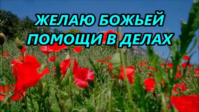 Божьей охраны и защиты! Красивое христианское благословение- пожелание. смотреть онлайн