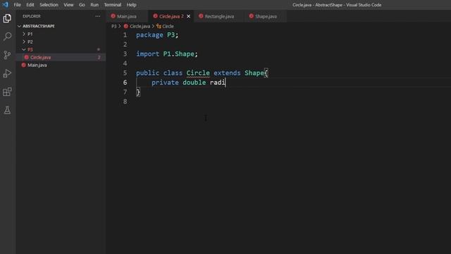Abstract Shape Program | Learn Java смотреть онлайн