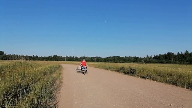 Сварил прицеп к электротрайку. смотреть онлайн