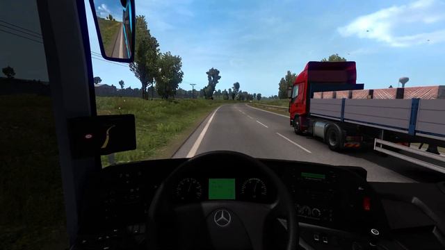 ETS2 BUS MOD-MERCEDES BENZ TOURISMO GAMEPLAY!!! смотреть онлайн