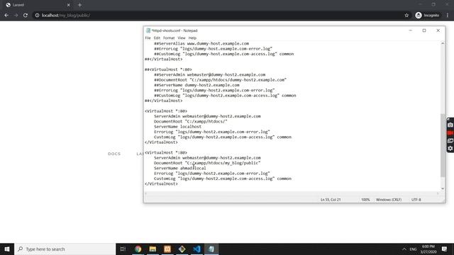دورة برمجة موقع PHP Laravel - الدرس 4 - تجهيز لارافيل في السيرفر الداخلي смотреть онлайн