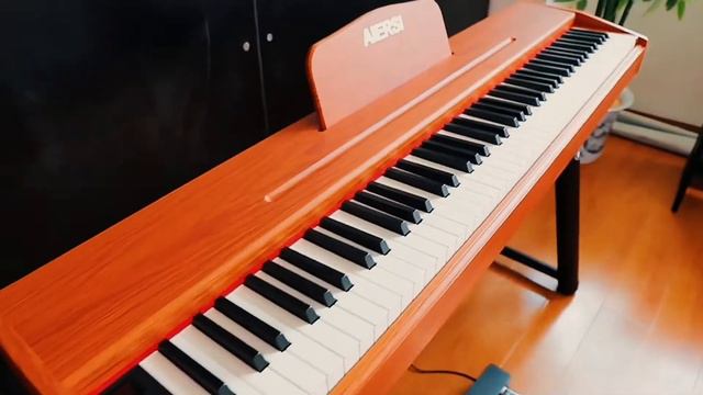 Aiersi Brand Mahogany wood Hammer Action 88 keys Digital Piano смотреть онлайн
