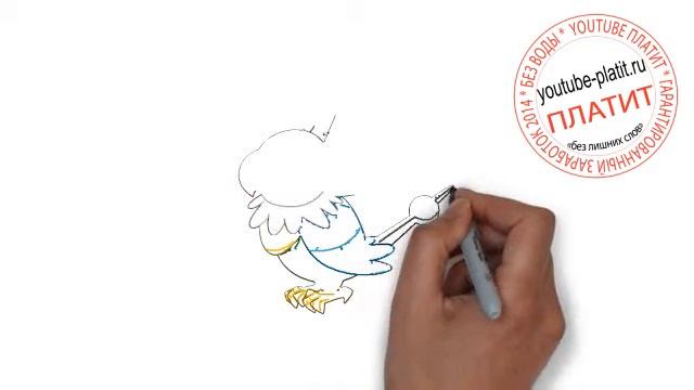 Как нарисовать покемона карандашом Чатот How to draw pokemon chatot смотреть онлайн