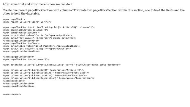 Salesforce: Merge columns of pageblocksection for only one row (3 Solutions!!) смотреть онлайн
