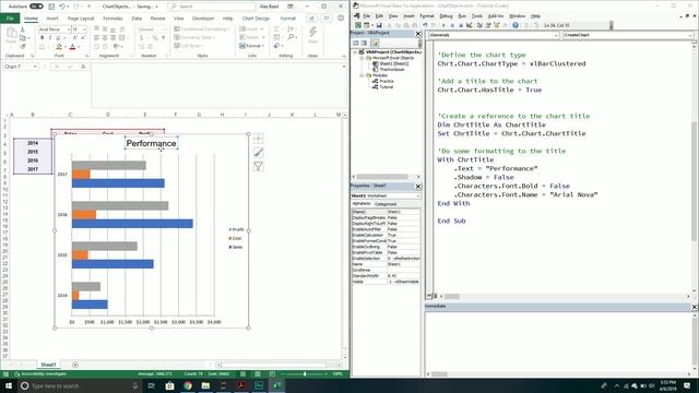 How to Work With Charts in Excel VBA | Part 1 смотреть онлайн