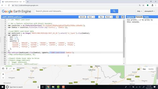 Google Earth Engine Tutorial: How to Download MODIS Land Cover Data in Google Earth Engine смотреть онлайн