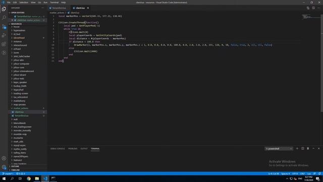 FiveM lua Scripting 3.2 - Drawing marker and adding functionality to it смотреть онлайн