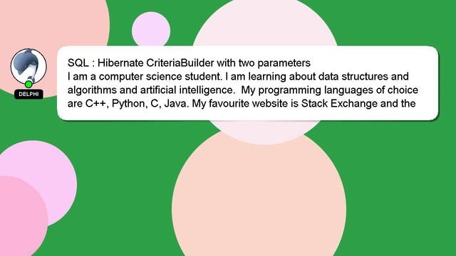 SQL : Hibernate CriteriaBuilder with two parameters смотреть онлайн