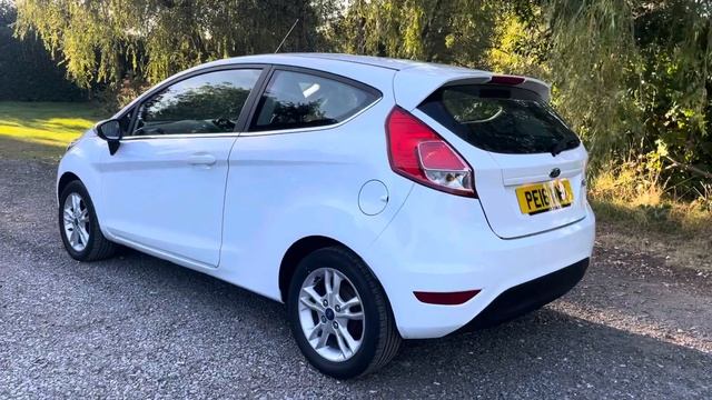 FORD FIESTA 1.0 ZETEC 3 DOOR Finished in Frozen White PE16NWV смотреть онлайн