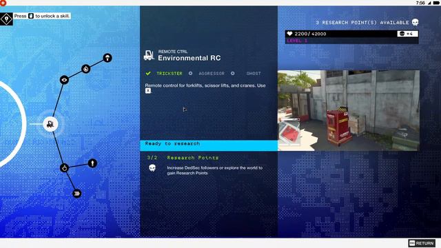 Watch Dogs 2 Unlock a skill using the research app смотреть онлайн