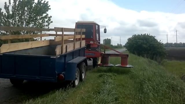 Т-25, Владимирец с роторной косилкой 2016 смотреть онлайн