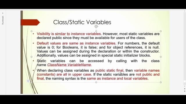 Class Variables | Java For Beginners | EduTut | Learn Easily in Tamil смотреть онлайн