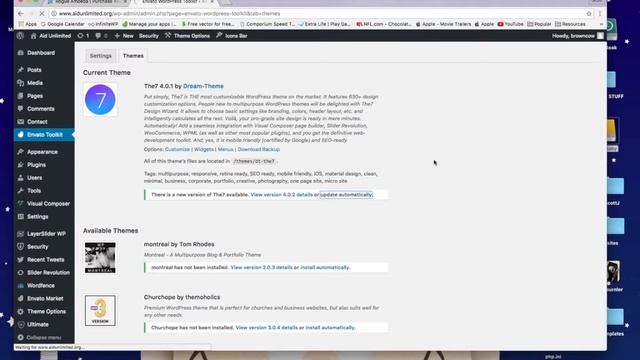 How to update your Wordpress website's theme the7 смотреть онлайн