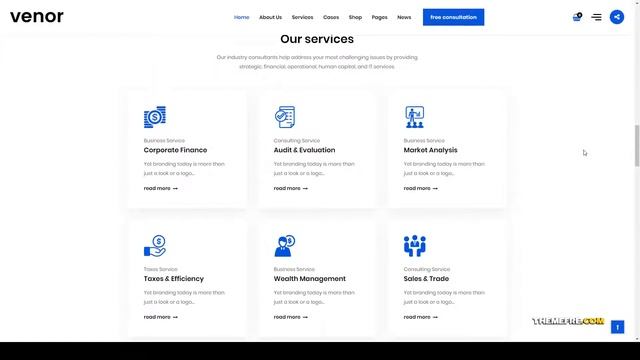 Venor - Business Consulting WordPress Theme analytical trading Build Website смотреть онлайн