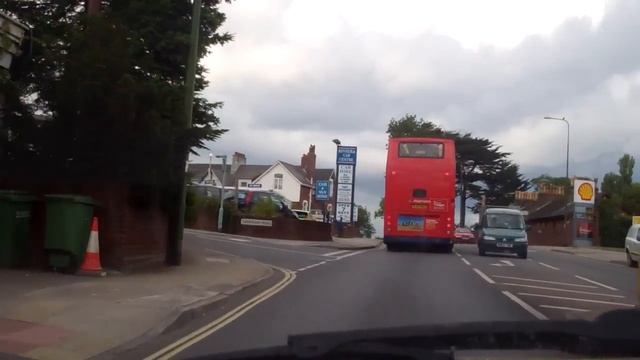 Driving from Paignton Harbour to Torquay, Devon England смотреть онлайн