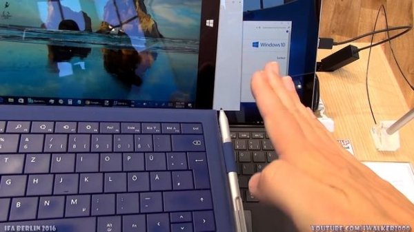Обзор планшета Microsoft Surface Pro 4/сравнение с Surface Pro 3 на IFA Berlin 2016