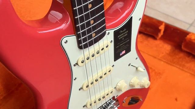 Fender Stratocaster American Vintage II 1961 Fiesta Red смотреть онлайн