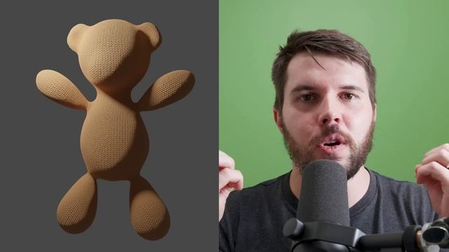 How to Make a Teddy Bear in Blender - Tutorial смотреть онлайн