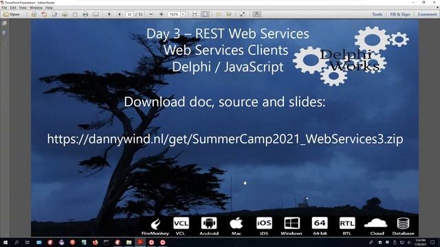 Day 3 - Introduction to REST WebServices in Delphi with Danny Wind смотреть онлайн