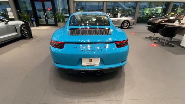 2019 Miami Blue Porsche 911 Carrera GTS | MANUAL | Walk around смотреть онлайн