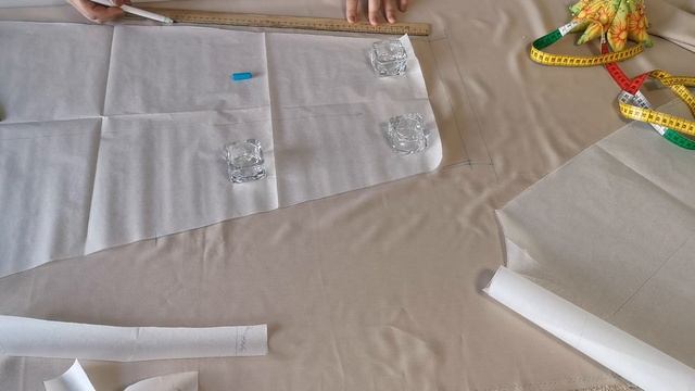 Шью по Бурде 5/2020 Брюки для полных модель № 126, часть 1, раскрой смотреть онлайн