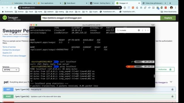 Docker Kubernetes Kubctl Swagger-UI смотреть онлайн
