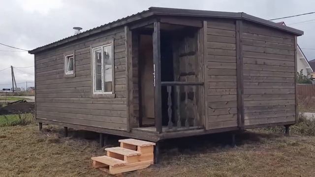 Видеообзор деревянного модульного дома с баней смотреть онлайн