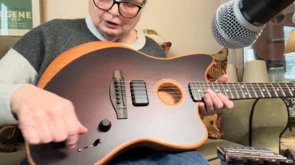 A Quick Look at the Acoustasonic Jazzmaster by Fender - Worship Guitar Ready! (Bose S1)