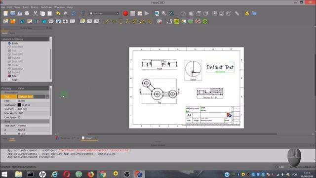 FreeCAD TechDraw Workbench and 2D Dimensions смотреть онлайн