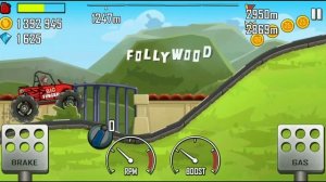 hill climb racing №8 карта герой действий на машине Big finger