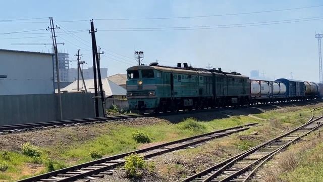 Diesel locomotive 2TE10B-4060_01 / Тепловоз 2ТЭ10В-4060_01 смотреть онлайн