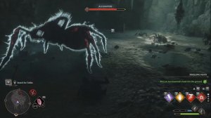 Hogwarts Legacy: How to Bury an Acromantula head into the ground.