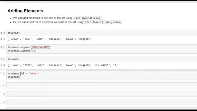 (2022) Lecture 10 || Lists & List Methods in Python || Append, Remove, Slicing, Sort[Hindi-Urdu] смотреть онлайн