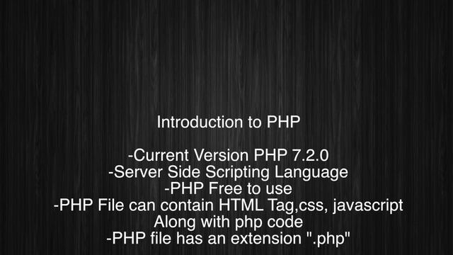 Server Side Scripting in PHP | Introduction to XAMPP and PHP 7.2 | New Tutorials 2018 смотреть онлайн