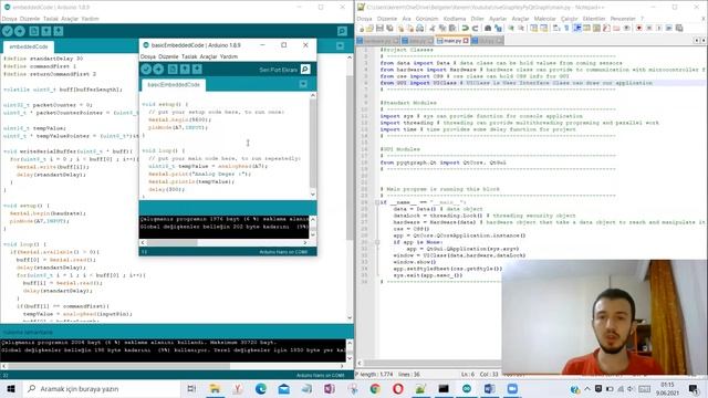 #Arduino #Python #LiveGraph Python ve Arduino Canlı Veri Görselleştirme : Tanıtım #1 смотреть онлайн