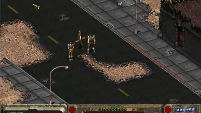 Fallout 1 прохождение, часть 18 - 3 квеста и много мяса смотреть онлайн