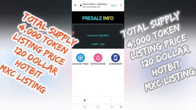BoomMoon Total Supply 4,000 Just AirDrop Claim 100 Token $50 worth HOTBIT MXC PANCAKESWAP LISTING смотреть онлайн