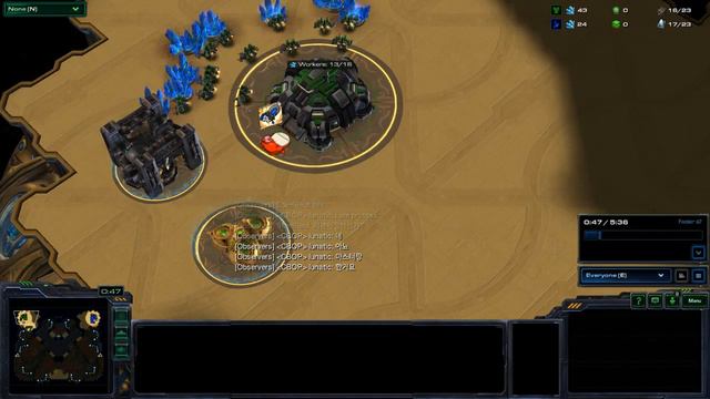 Starcraft 2 Immortal Rush All in смотреть онлайн