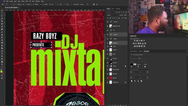 Club Party Poster Tutorial 💥💯 смотреть онлайн
